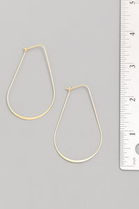 Thin Crescent Hoops