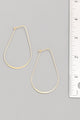 Thin Crescent Hoops