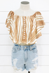 Castaway Flowy Crop Top