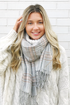 Classic Neutral Plaid Scarf