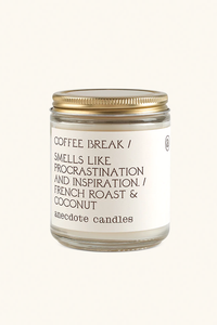 Coffee Break Glass Jar Candle