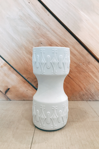 Deco Blanc Chalice Vase White