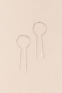 Equinox Keyhole Hoop Earring