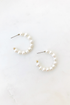 Freshwater Pearl Hoops