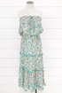 Garden Party Strapless Midi Dress