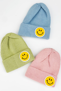 Smile Patch Beanie