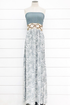 Kyoto Cowrie Shell Maxi Dress