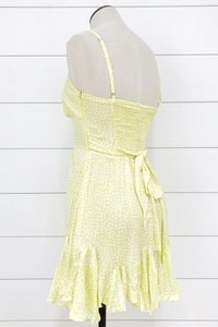 Lemon Butter Mini Dress