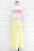 Lemon Meringue Skirt