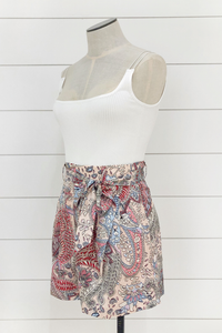 Lux Paisley Shorts