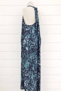 Midnight Racer Back Maxi Dress