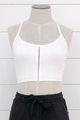 Seamless Mesh Line Crop Bralette