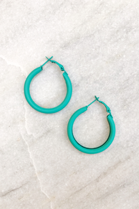 Small Bright Light Hoops