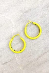 Small Bright Light Hoops