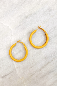 Small Bright Light Hoops