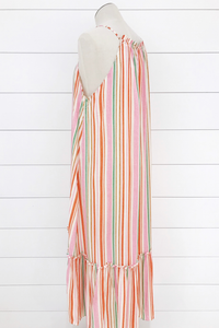 Stripes Away Midi Dress