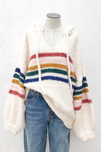 Soft Stripe Hoodie