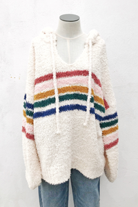 Soft Stripe Hoodie