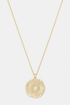 Sunburst Coin Necklace