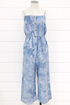 Tie Dye Linen Jumpsuit