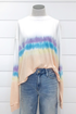 Tie Dye Long Sleeve Crop