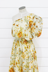 Vintage Floral Asymmentrical Top